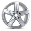Angle view of the 17x7" Toyota Camry wheel replacement 2012-2014 replica rim ALY69604U20N, 4261106750, 4261106770