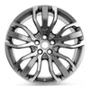 Front view of the 21x9.5" Land Rover Range Rover Sport wheel replacement 2018-2022 replica rim ALY72254U30N, LR109861