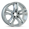 17" Mercedes E350 wheel replacement Silver replica rim 85128