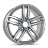 Angle view of the 17x7.5" Mercedes C250 wheel replacement 2012-2014 replica rim ALY85227U20N