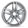 Angle view of the 17x7.5" Mercedes C250 wheel replacement 2012-2014 replica rim ALY85259U20N