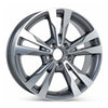 Angle view of the 18x7.5" Mercedes C300 wheel replacement 2015-2022 replica rim ALY85370U35N