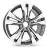 Angle view of the 18x7.5" Mercedes CLA250 wheel replacement 2014 replica rim ALY85529U35N