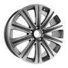 Angle view of the 19x8" Mercedes E Class wheel replacement 2018-2021 replica rim ALY85610U10B