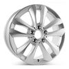 Angle view of the 17x7" Mercedes C300 wheel replacement 2019-2021 replica rim ALY85700U20B