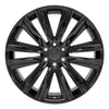 24" Black replacement wheel for GMC Trucks CA91 replica rim 24x10
