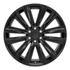 24" Black replacement wheel for GMC Trucks CA91 replica rim 24x10