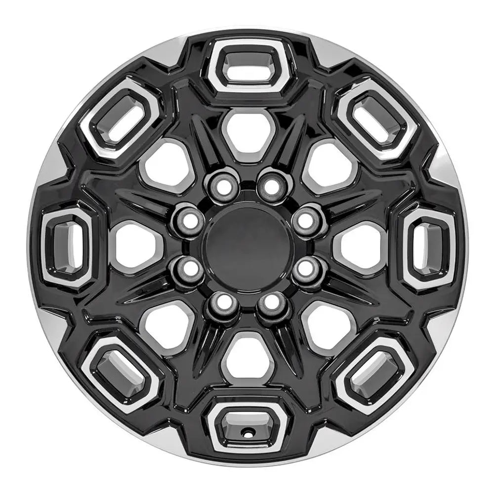 Front view of a 20x8.5  wheel replacement for Chevy Silverado 2500 3500 replica rim 9511096