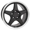 17" Black Machined wheel replacement for Pontiac Firebird 1993-2002. Replica Rim 5910191