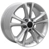 17" Silver wheel replacement for Volkswagen VW GTI 2006-2017. Replica Rim 9457387