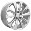 18" Silver wheel replacement for Hyundai Azera 2006-2017. Replica Rim 9457433