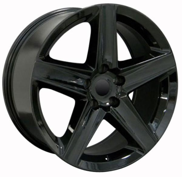 20" Black wheel replacement for Dodge Durango 2011-2017. Replica Rim 8537974