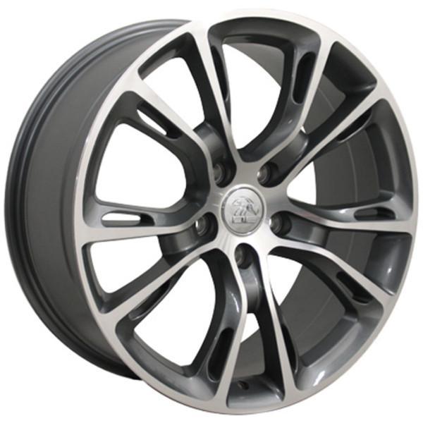 20" Machined Gunmetal wheel replacement for Dodge Durango 2011-2017. Replica Rim 9469797