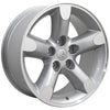 20" Machined Silver wheel replacement for Dodge Durango 2004-2009. Replica Rim 9471195