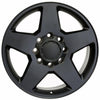 20" Matte Black wheel replacement for GMC Sierra 3500 2011-2017. Replica Rim 9482438