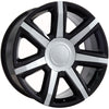 22" Black Chrome Inserts wheel replacement for Chevy C2500 1988-2000. Replica Rim 9492013