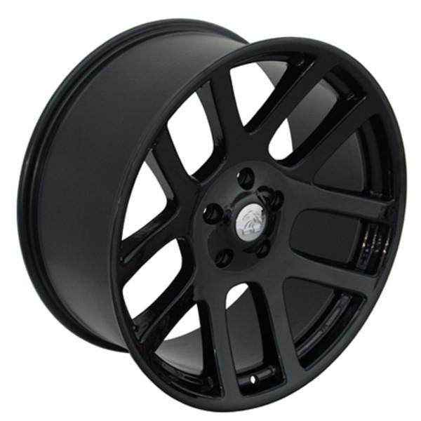 22" Black wheel replacement for Dodge Ram 1500 2011-2017. Replica Rim 9450455