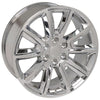 22" Chrome wheel replacement for Chevy Avalanche 2002-2013. Replica Rim 9507613