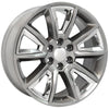 22" Hyper Black Chrome Inserts wheel replacement for Chevy Avalanche 2002-2013. Replica Rim 9507615