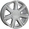 22" Hypersilver Chrome Inserts wheel replacement for Chevy C2500 1988-2000. Replica Rim 9492015