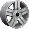 22" Machined Silver wheel replacement for Chevy C2500 1988-2000. Replica Rim 9451365
