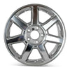 Front view of the 17x7.5" Cadillac STS wheel replacement 2004-2011 replica rim ALY04578U80N, 09596894, 9594373, 9595147, 9595339