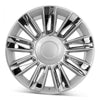 Front view of the 22x9" Cadillac Escalade wheel replacement 2015-2020 replica rim ALY04740U20N, 22934656