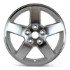 Front view of the 16x6" Pontiac G5 wheel replacement 2007-2010 replica rim ALY05269U10N, 9596346