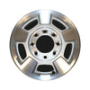 17x7.5 inch Chevy Silverado 2500 3500 rim ALY05500. Machined OEMwheels.forsale 9597726, 9597727