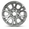 Front view of the 18x8.5" GMC Trucks wheel replacement 2014-2020 replica rim ALY05649U10N, 22815067