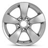 Front view of the 17x7.5" BMW 5 Series wheel replacement 2004-2010 replica rim ALY59471U20N