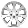 Front view of the 18x8" BMW 3 Series wheel replacement 2006-2013 replica rim ALY59586U20N