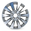 Front view of the 16x6.5" Honda Civic wheel replacement 2009-2011 replica rim ALY63995U35N, 42700SNAA72, 42700SNAC72, 42700SNAA73