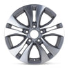 Front view of the 16x7" Honda Accord wheel replacement 2013-2015 replica rim ALY64046U30N, 42700T2AA71, T2A16070A