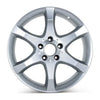 Front view of the 17x7.5" Mercedes C230 wheel replacement 2007 replica rim ALY65436U20N
