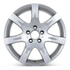 Front view of the 17x8.5" Mercedes E350 wheel replacement 2007-2008 replica rim ALY65511U20N