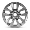 Front view of the 17x7" Toyota Sienna wheel replacement 2021-2023 replica rim ALY69143U35N, 4261108160, 4261108200