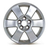 Front view of the 15x6" Toyota Corolla wheel replacement 2003-2008 replica rim ALY69424U20N, 42611AB011, 42611AB010
