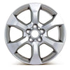 Front view of the 17x7" Toyota RAV4 wheel replacement 2009-2014 replica rim ALY69554U20N, 426110R030, 4261142370