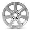Front view of the 17x7.5" Toyota Highlander wheel replacement 2011-2013 replica rim ALY69580U20N, 426110E190, 4261148460