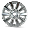 Front view of the 18x7" Toyota Sienna wheel replacement 2011-2019 replica rim ALY69583U10N, 4261108060, 4261108050, 4261108090