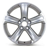 Front view of the 17x7" Toyota RAV4 wheel replacement 2013-2015 replica rim ALY69626U20N, 426110R150, 4261142410