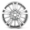 Front view of the 20x9.5" Land Rover Range Rover Sport wheel replacement 2009-2013 replica rim ALY72208U20N, LR027544, LR008548