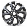 Front view of the 17x7" Toyota Corolla wheel replacement 2017-2018 replica rim ALY75183U35N, 4261112D10