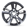Front view of the 16x7" Toyota RAV4 wheel replacement 2016-2018 replica rim ALY75198U35N, 4261104160, 4261104161