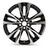 Front view of the 17x7" Toyota Corolla wheel replacement 2017-2019 replica rim ALY75208U45N, 4261102N10, 4261102P80