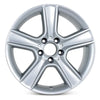 Front view of the 17x7.5" Mercedes C300 wheel replacement 2010-2011 replica rim ALY85099U20N