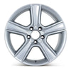 Front view of the 17x8.5" Mercedes C300 wheel replacement 2010-2011 replica rim ALY85100U20N