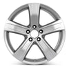 Front view of the 18x8.5" Mercedes S550 wheel replacement 2010-2013 replica rim ALY85121U20N