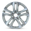 Front view of the 17x8" Mercedes E350 wheel replacement 2010 replica rim ALY85128U20N